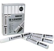 Маркер LEKON Profi c нитроэмалью цвет: черный. Корея (12 шт)
