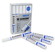 Маркер LEKON Profi c нитроэмалью цвет: синий. Корея (12 шт)