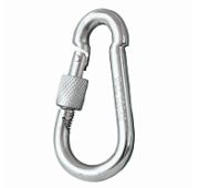 Kарабин 6*60 с фиксатором пожарный DIN 5299D (100 шт)